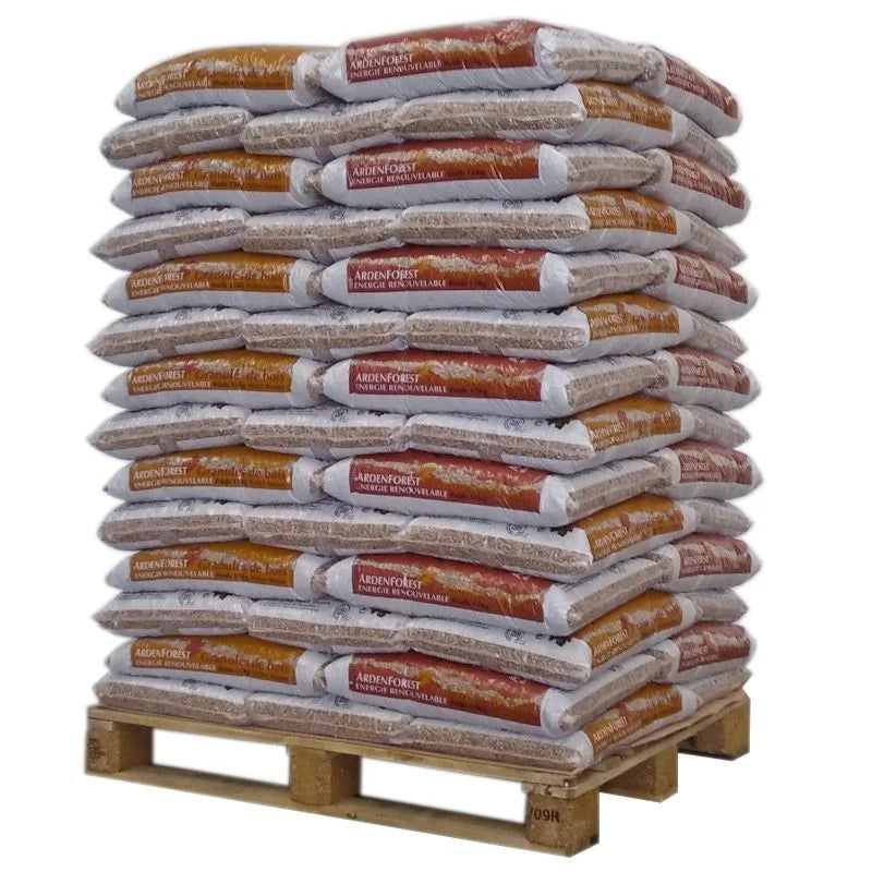Ardenforest Pellets – Paletes de 70 sacos de 15 kg