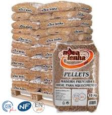PELLET NOVA LENHA – 77 sacos de 15 kg