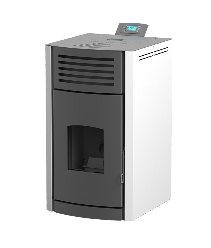 SALAMANDRA A PELLETS ENERICA CONFORT HIDRO BR 18KW Branco Aquecimento Central