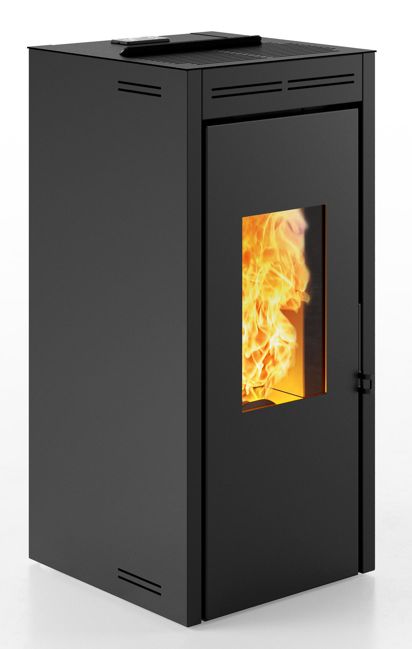 Salamandra pellets INVICTA Teramo 17 KW hidro plus preto