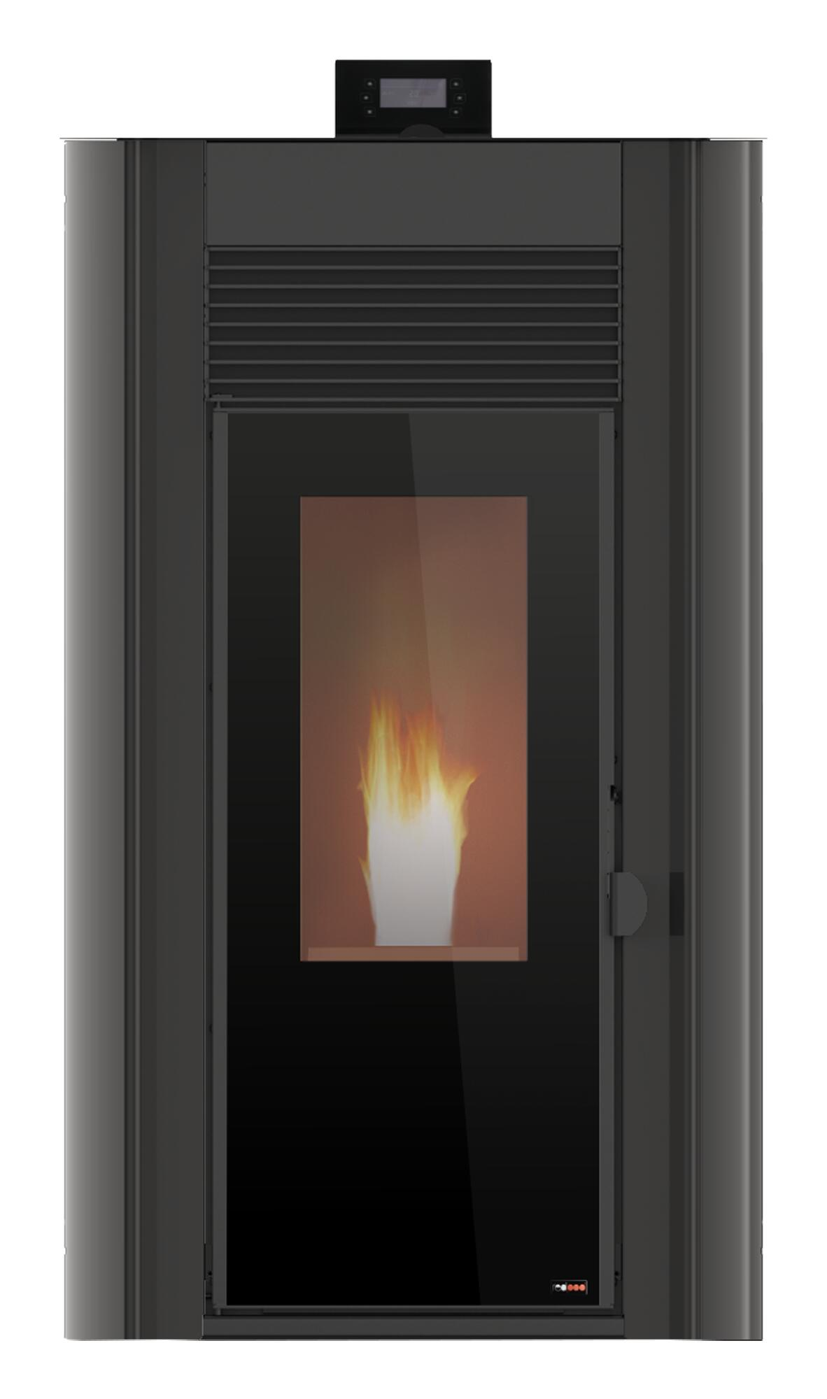 Salamandra a pellets hidro FIRST ADVANCE 13K PRETO