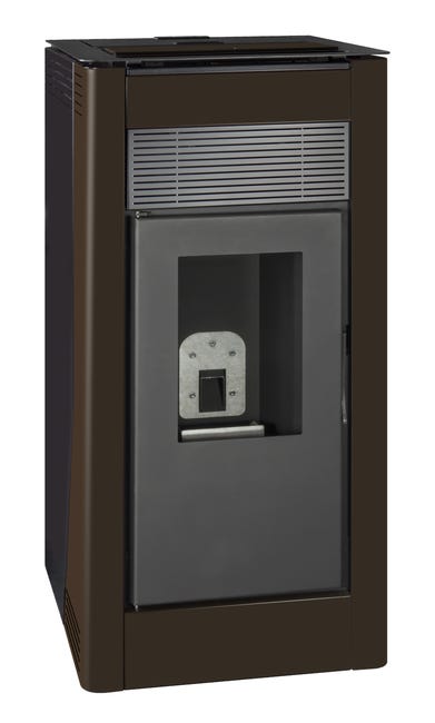 Salamandra a pellets hidro TJ VELIKA CASTANHO 27KW