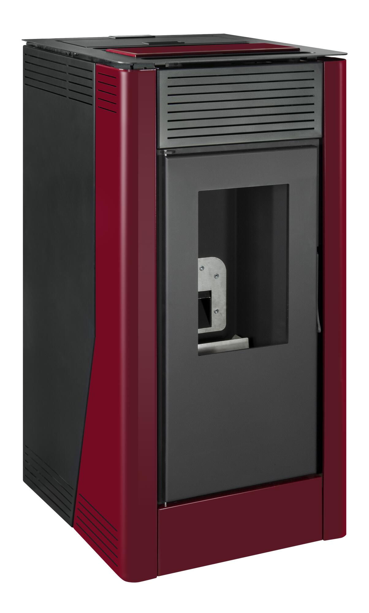 Salamandra a pellets hidro VELIKA ROXO 16KW