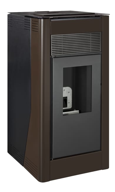 Salamandra a pellets hidro TJ VELIKA CASTANHO 27KW