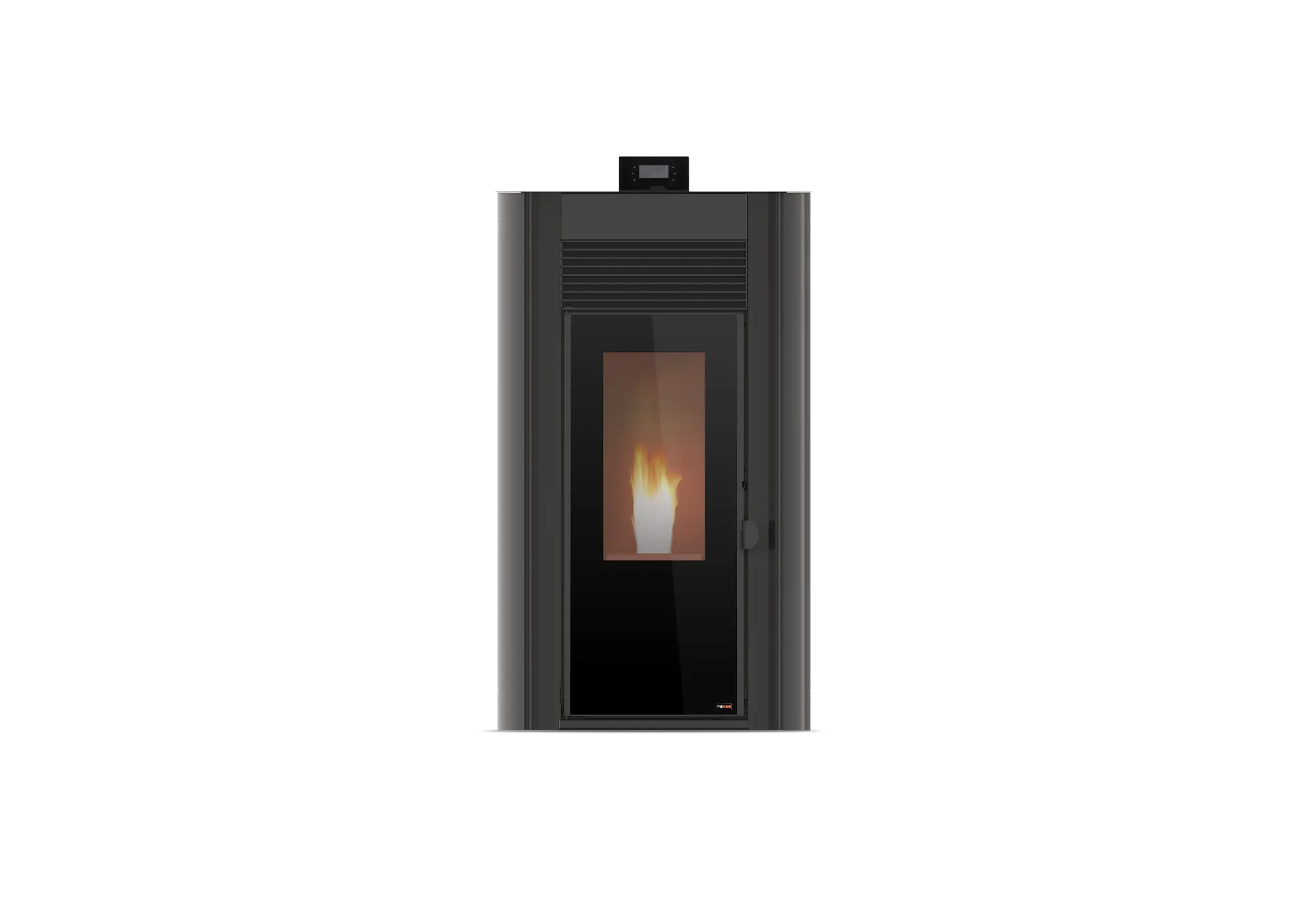 Salamandra a pellets hidro FIRST 13 KW PRETA