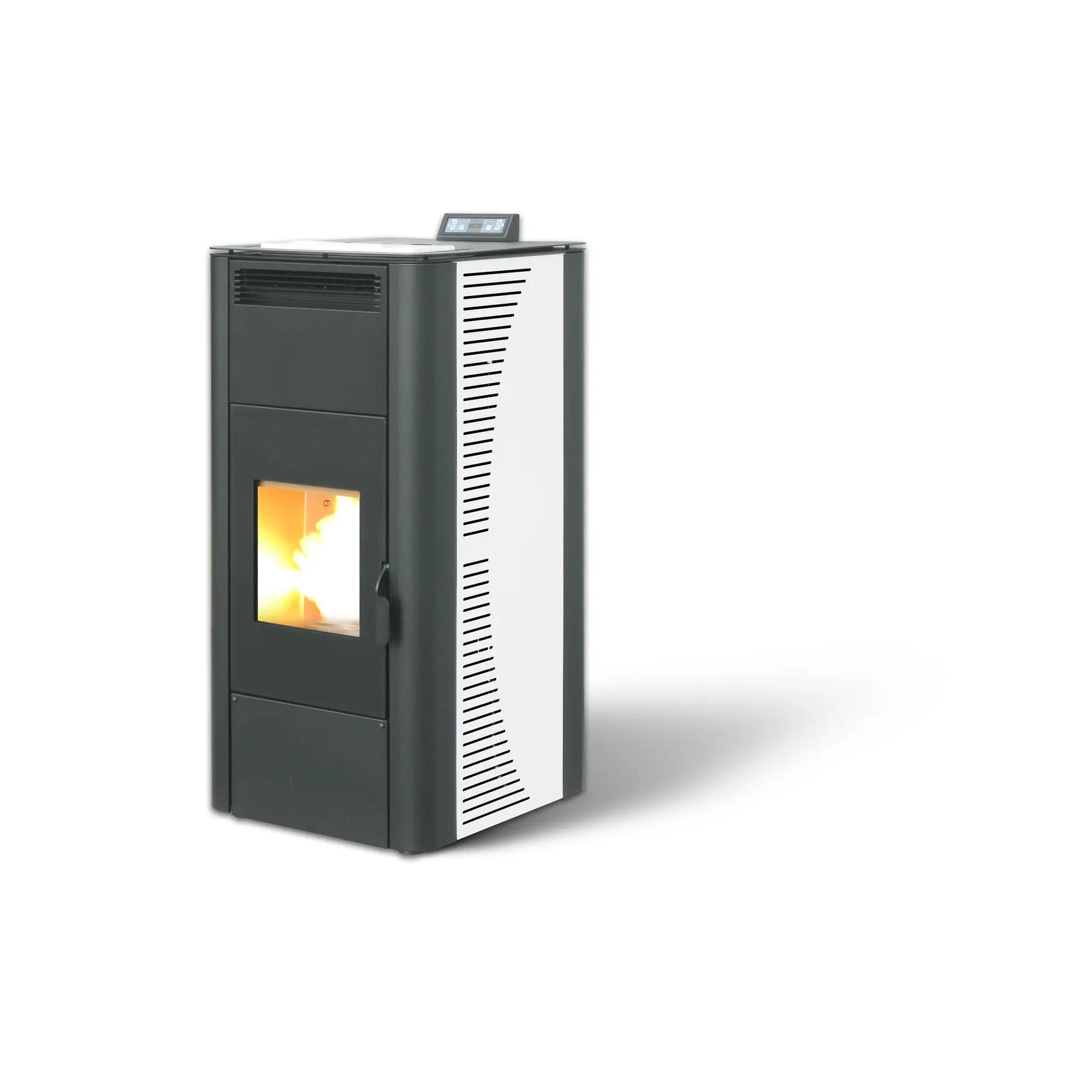 Salamandra a pellets hidro HIDRO XL BRANCO 24KW