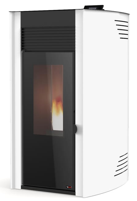 Salamandra a pellets hidro FIRST ADVANCE 13K BRANCO